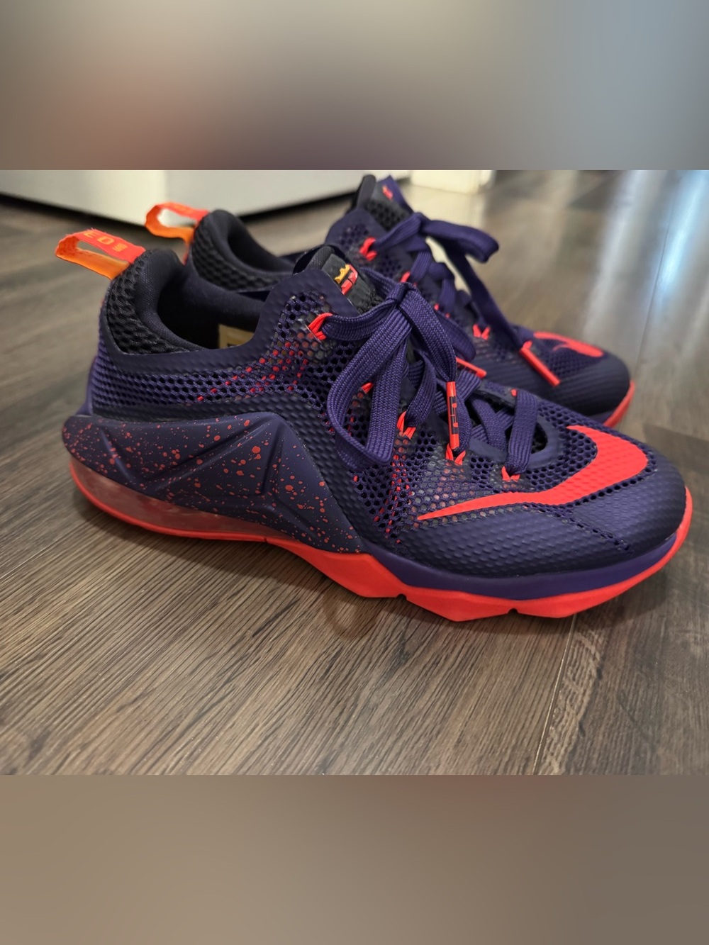 Purple & orange lebrons